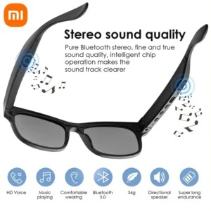 Xiaomi Intelligent Al Glasses Audio Dialogue Video Call Real-time Translation Listening Glasses Multi Functional Sunglasses 2025